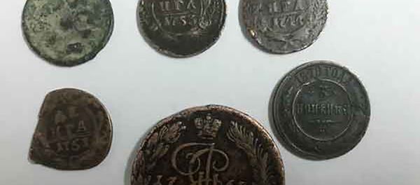 Старинные монеты, архивное фото - Sputnik Тоҷикистон