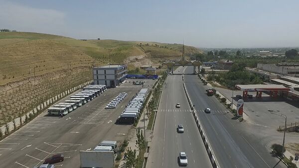 Открытия транспортного терминала - Sputnik Тоҷикистон