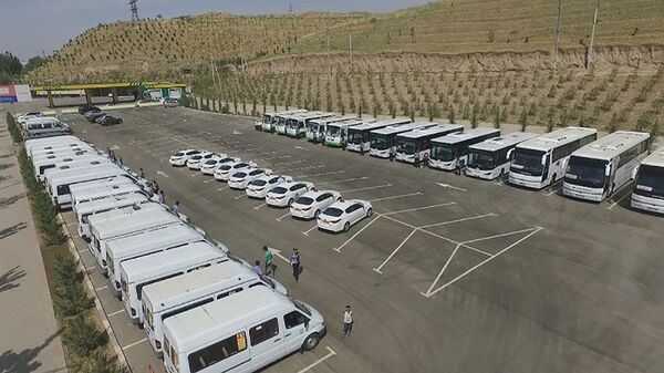 Открытия транспортного терминала  - Sputnik Тоҷикистон