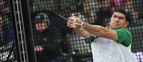 Дильшод Назаров на чемпионате мира на Лондонском стадионе, архивное фото - Sputnik Таджикистан