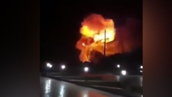 Взрыв газовоза - Sputnik Таджикистан