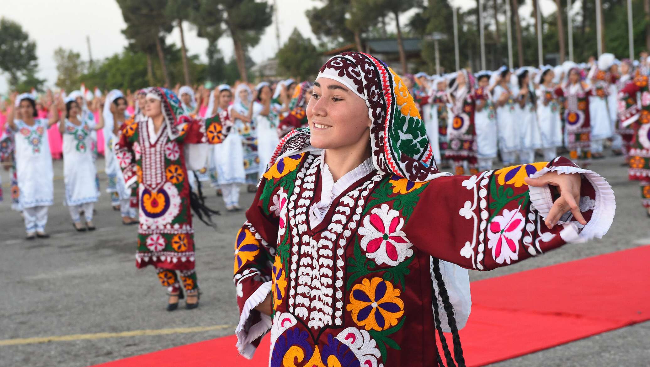 Чакан таджикское платье фото