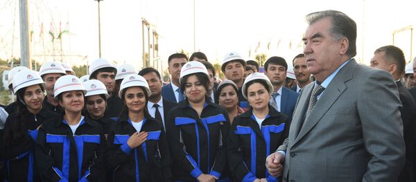 Эмомали Рахмон открыл новую электроподстанцию на юге Таджикистана - Sputnik Таджикистан