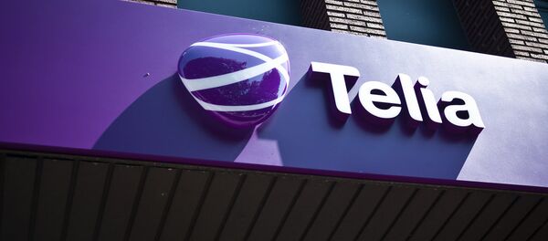 Компания логотип Telia, архивное фото Компания логотип Telia, архивное фото - Sputnik Таджикистан