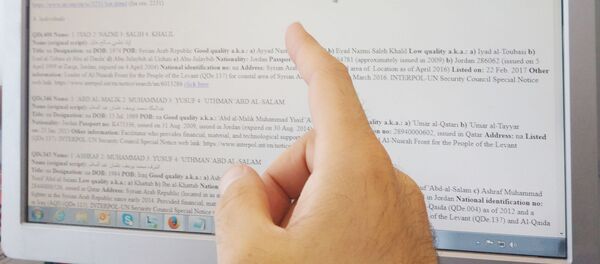 Список лиц, причастных к терроризму - Sputnik Тоҷикистон