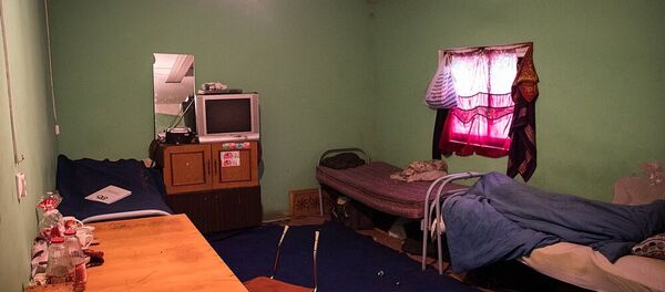 Комната в общежитии сотрудников фермы ООО “Славянка М - Sputnik Тоҷикистон