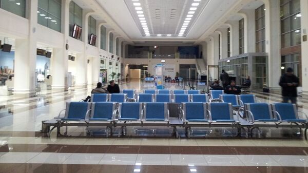 Зал ожидания в аэропорту, архивное фото - Sputnik Таджикистан