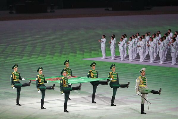 Церемония открытия V Азиатских Игр в закрытых помещениях и по боевым искусствам - Sputnik Таджикистан