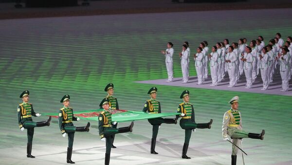 Церемония открытия V Азиатских Игр в закрытых помещениях и по боевым искусствам - Sputnik Таджикистан
