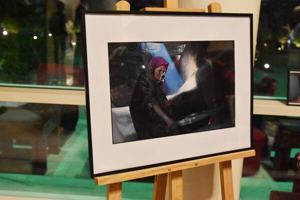 В Душанбе состоялась фотовыставка Анисы Сабири Знаки Согдианы - Sputnik Таджикистан
