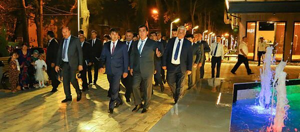 Церемония открытия нескольких культурно - развлекательных комплексов - Sputnik Тоҷикистон