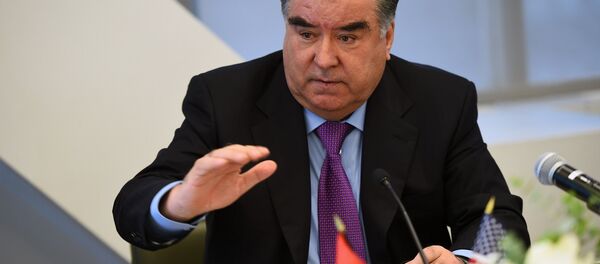 Эмомалӣ Раҳмон дар мулоқот бо доираи сармоягузорони Амрико - Sputnik Тоҷикистон