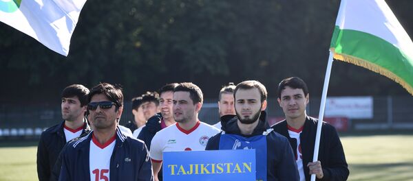 Сборная Таджикистана на чемпионате по футболу среди посольств в РФ Сборная Таджикистана на чемпионате по футболу среди посольств в РФ - Sputnik Таджикистан