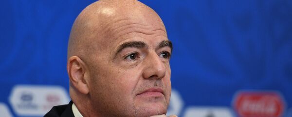 Президент Международной федерации футбола (ФИФА) Джанни Инфантино Президент Международной федерации футбола (ФИФА) Джанни Инфантино - Sputnik Таджикистан