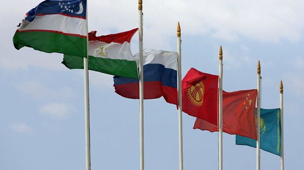 Флаги стран участников ШОС. Архивное фото - Sputnik Таджикистан