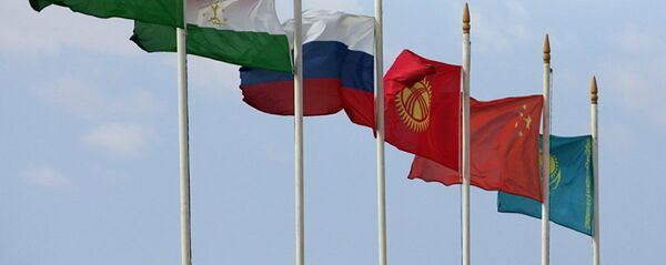 Флаги стран-участников ШОС. Архивное фото Флаги стран-участников ШОС. Архивное фото - Sputnik Таджикистан