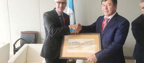 Встреча министра МВД Таджикистана с генеральным секретарём Интерпол - Sputnik Тоҷикистон