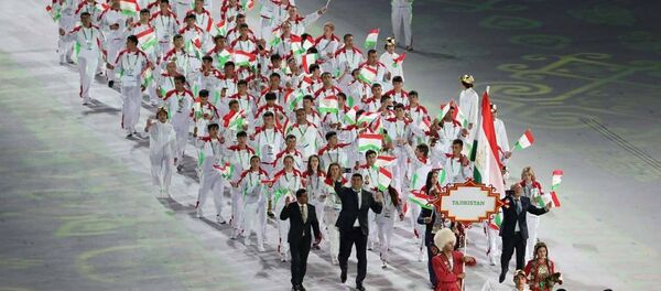 Сборная Республики Таджикистана в Ашхабаде - Sputnik Тоҷикистон