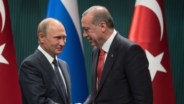 Визит президента РФ В. Путина в Турцию - Sputnik Таджикистан