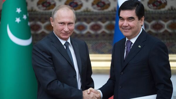 Официальный визит президента РФ В. Путина в Туркменистан - Sputnik Таджикистан