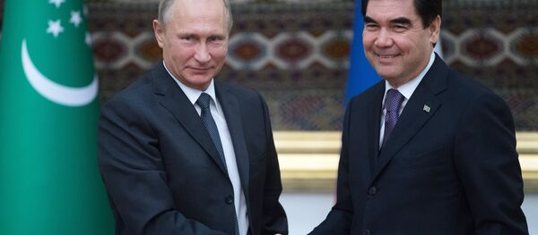 Официальный визит президента РФ В. Путина в Туркменистан - Sputnik Таджикистан