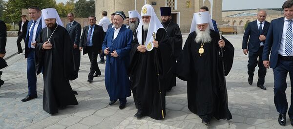 Патриарх Кирилл посетил Бухару - Sputnik Таджикистан