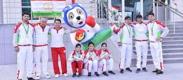 Сборная Таджикистана на Азиатских играх в Ашхабаде - Sputnik Таджикистан