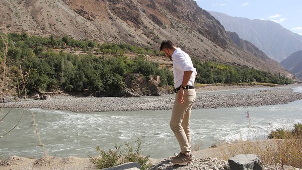 На таджикско-афганской границе, Пяндж - Sputnik Таджикистан