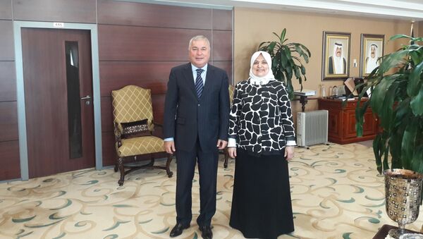 Встреча с Министром социальной защиты, труда, развития, планирования и Госминистром по экономическим вопросам Государства Кувейт - Sputnik Таджикистан