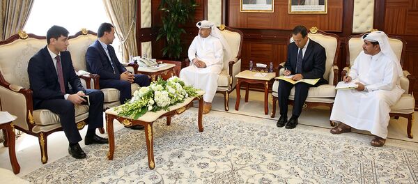 Встреча Посла с Министром труда и социальных вопросов Катара - Sputnik Тоҷикистон