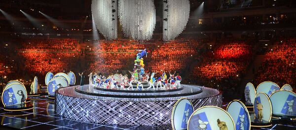 Церемония открытия XIX Всемирного фестиваля молодёжи и студентов Церемония открытия XIX Всемирного фестиваля молодёжи и студентов - Sputnik Таджикистан