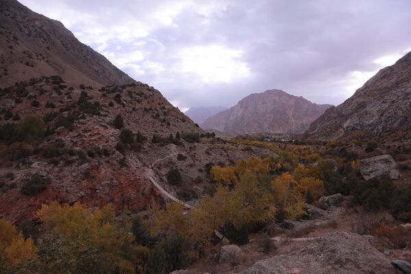 Мост в Фанских горах Таджикистана - Sputnik Таджикистан
