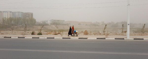 Пыльная буря в Душанбе - Sputnik Тоҷикистон