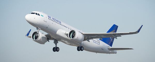 Самолет Эйр Астаны, архивное фото Самолет Эйр Астаны, архивное фото - Sputnik Таджикистан