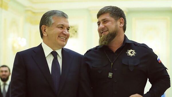 Встреча Рамзана Кадырова с президентом республики Шавкатом Мирзиеевым - Sputnik Таджикистан