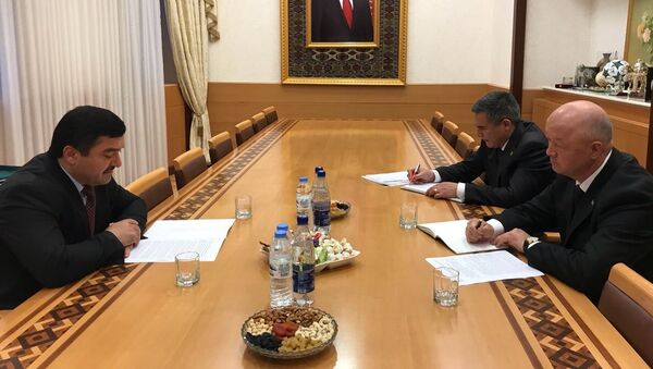 Встреча посла Таджикистана с заместителем председателя правительства Туркменистана - Sputnik Тоҷикистон