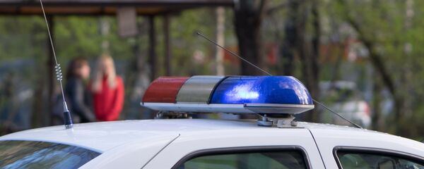 Полицейский сине-красный маячок, архивное фото - Sputnik Тоҷикистон