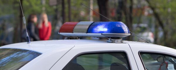 Полицейский сине-красный маячок, архивное фото - Sputnik Тоҷикистон