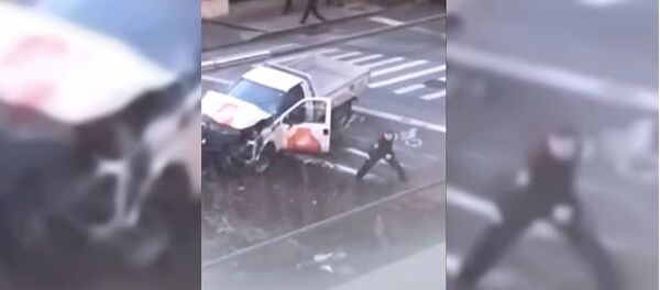 Задержание подозреваемого в наезде на велосипедистов в Нью-Йорке - Sputnik Тоҷикистон