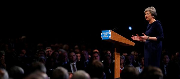 Тереза Мэй премьер министр Великобритании, архивное фото Тереза Мэй премьер министр Великобритании, архивное фото - Sputnik Тоҷикистон