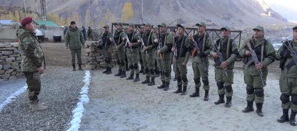 Ифтитоҳи қароргоҳи Дастаи таъиноти махсуси милитсия дар ВМКБ - Sputnik Тоҷикистон