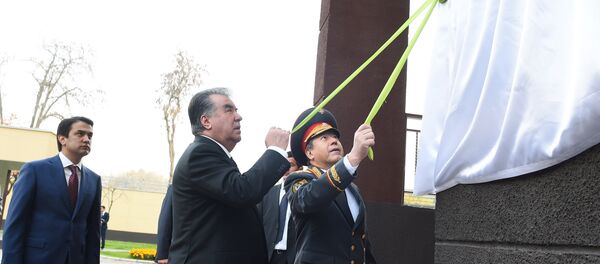 Ввод в эксплуатацию нового здания Управления Уголовного Розыска МВД РТ 06.11.2017 - Sputnik Тоҷикистон