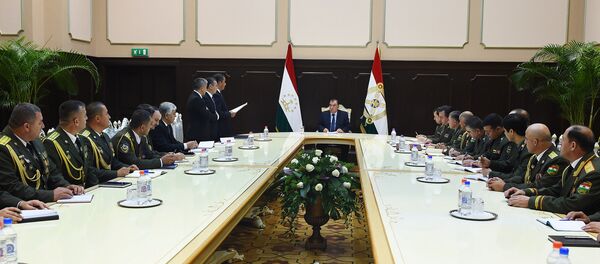 Заседание правительства Таджикистана, архивное фто - Sputnik Тоҷикистон