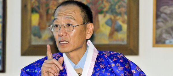 Глава корейской общины в Таджикистане Виктор Ким, архивное фото - Sputnik Таджикистан