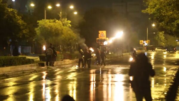 Беспорядки в Афинах во время демонстрации - Sputnik Таджикистан