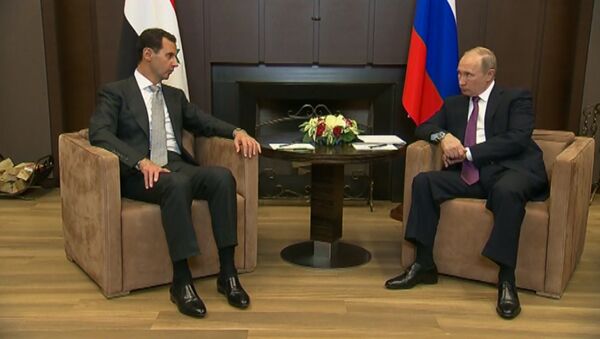 Президент Сирии Башар Асад поблагодарил Владимира Путина за помощь - Sputnik Тоҷикистон