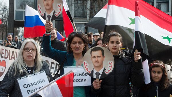 Сирийцы выразили благодарность России, архивное фото - Sputnik Таджикистан