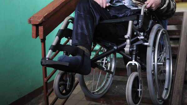 Инвалид, архивное фото - Sputnik Таджикистан