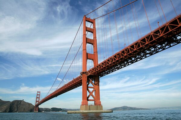 Золотые ворота мост в Сан-Франциско, архивное фото - Sputnik Таджикистан