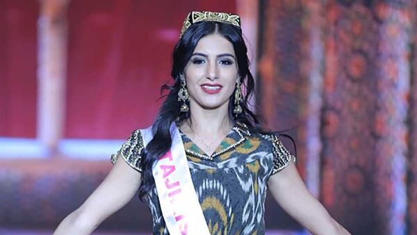 Таджичка заняла первое место в Международном конкурсе красоты «Мисс Азия 2017» в Индии - Sputnik Таджикистан